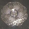 GLASS DAISY & BUTTON TRAY