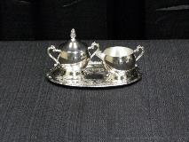 SILVERPLATED SUGAR & CREAMER